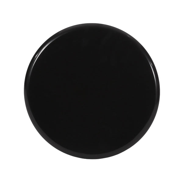 English Elm Outdoor Powder-coated Iron Pedestal Side Table for Patio and Lounge Spaces Black 73615.00BLK