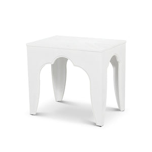 Island Manor End Table, Whitewash EFT40682 Park Hill