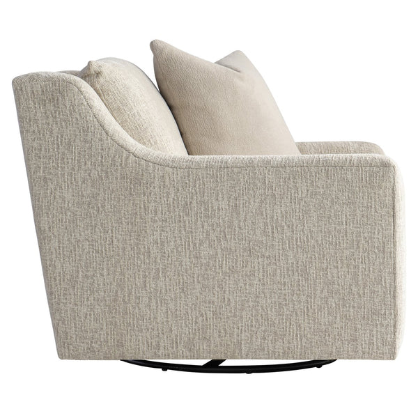 Bernhardt Bernhardt Gabi Swivel Chair — Made-To-Order Sculpted Comfort, Oversized Arms, Knife-Edge Pillow & 360° Movement P7082SA