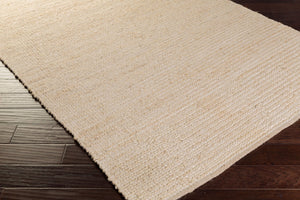 Surya Tonga Tga-6005 2' X 3' Handmade Chenille-cotton Rug - Global Inspired Elegance For Your Home! Ivory Chenille,Cotton,Jute Tga6005-23