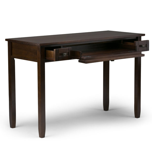 English Elm Warm Shaker Desk In Tobacco Brown – Handcrafted Solid Wood With Modern Storage For Versatile Spaces B136P159733-GIGA