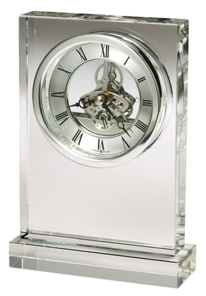 Hekman Furniture 645808 Elegant Crystal Table Clock With Quartz Movement, Polished Skeleton Design & Gift Box  Brighton Tabletop Clock 645808