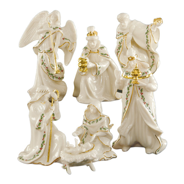 Lenox Holiday 7-Piece Mini Nativity Set Ivory, NO COLOR PORCELAIN 806053