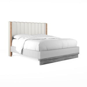 A.R.T. Furniture Portico Queen Upholstered Shelter Bed Headboard 323135-3335HB White 323135-3335HB