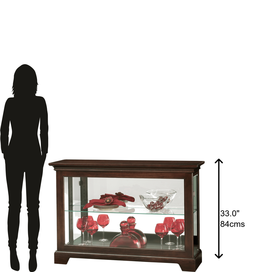 Hekman Furniture 680596 Underhill Iii Curio Cabinet - Elegant Glass Display With Adjustable Shelves & Interior Lighting Espresso Underhill Iii Curio Cabinet 680596