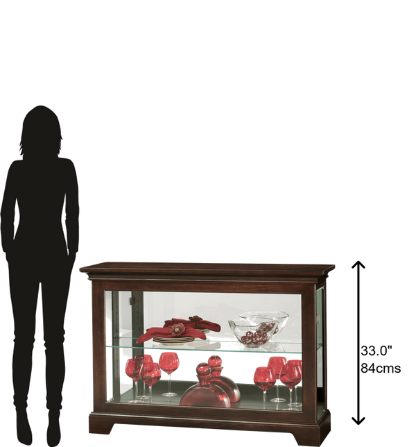 Hekman Furniture 680596 Underhill Iii Curio Cabinet - Elegant Glass Display With Adjustable Shelves & Interior Lighting Espresso Underhill Iii Curio Cabinet 680596