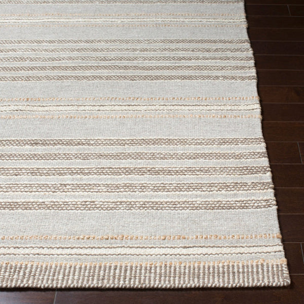 Surya Thebes Handwoven Jute Wool Flatweave Area Rug Earthy Cottage Style for Living Rooms THB1000-576