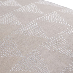 Surya Theodore Accent Pillow - 18"L X 18"W Elegant Linen & Cotton Decor For Timeless Home Charm Beige Linen,Cotton,Linen,Cotton The001-2020p