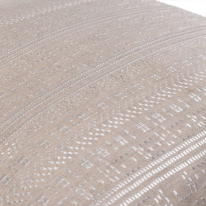 Surya Theodore Accent Pillow - 18"L X 18"W Elegant Linen & Cotton Decor For Timeless Home Charm Beige Linen,Cotton,Linen,Cotton The002-2020p