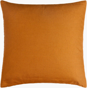 Surya Theodore Accent Pillow - 18"L X 18"W Elegant Linen & Cotton Decor For Timeless Home Charm Camel Linen,Cotton,Linen,Cotton The004-2020p