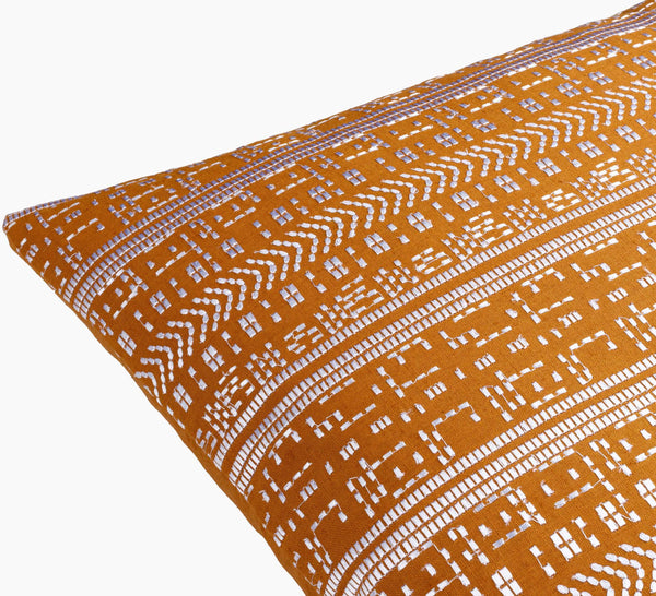 Surya Theodore Accent Pillow - 18"L X 18"W Elegant Linen & Cotton Decor For Timeless Home Charm Camel Linen,Cotton,Linen,Cotton The004-2020p