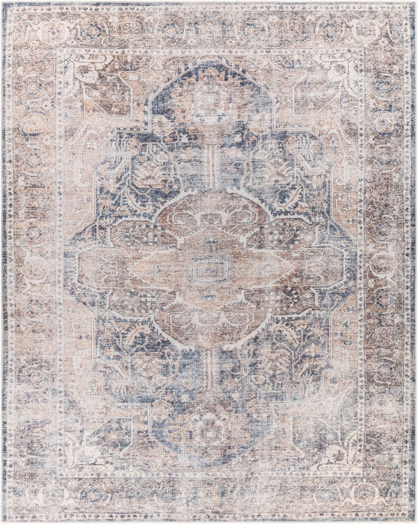 Livabliss Tahmis Flatweave Runner Rug Turkish Traditional Pattern Chenille Hallway Accent Brown, Tan 7'10" x 10'2" THI2700-710102