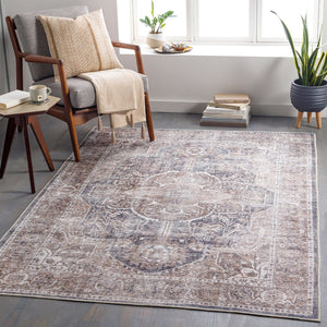 Livabliss Tahmis Flatweave Runner Rug Turkish Traditional Pattern Chenille Hallway Accent Brown, Tan 7'10" x 10'2" THI2700-710102