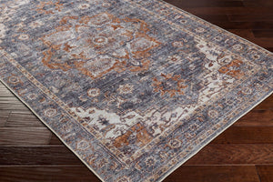 Livabliss Tahmis Chenille Flatweave Area Rug Geometric Transitional Design for Living Rooms Camel, Charcoal 7'10" x 10'2" THI2701-710102