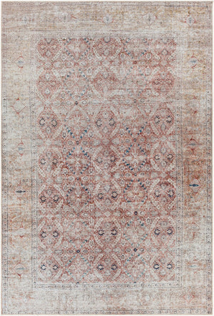 Livabliss Tahmis Turkish Flatweave Runner Rug Chenille Blend Hallway and Entryway Classic Pattern Dark Blue, Rust 8'10" x 12' THI2703-81012