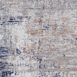 Livabliss Tahmis Flatweave Chenille Area Rug Traditional Pattern for Entryways and Hallways Dark Blue, Medi 8'10" x 12' THI2708-81012