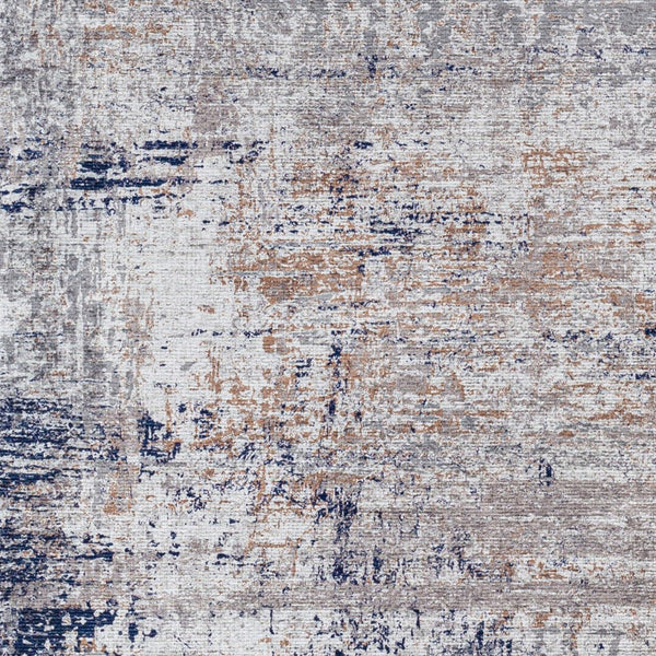 Livabliss Tahmis Flatweave Chenille Area Rug Traditional Pattern for Entryways and Hallways Dark Blue, Medi 8'10" x 12' THI2708-81012