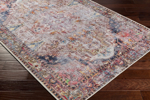 Livabliss Tahmis Medallion Area Rug Chenille Polyester Low Pile for Living and Dining Rooms THI2709-81012
