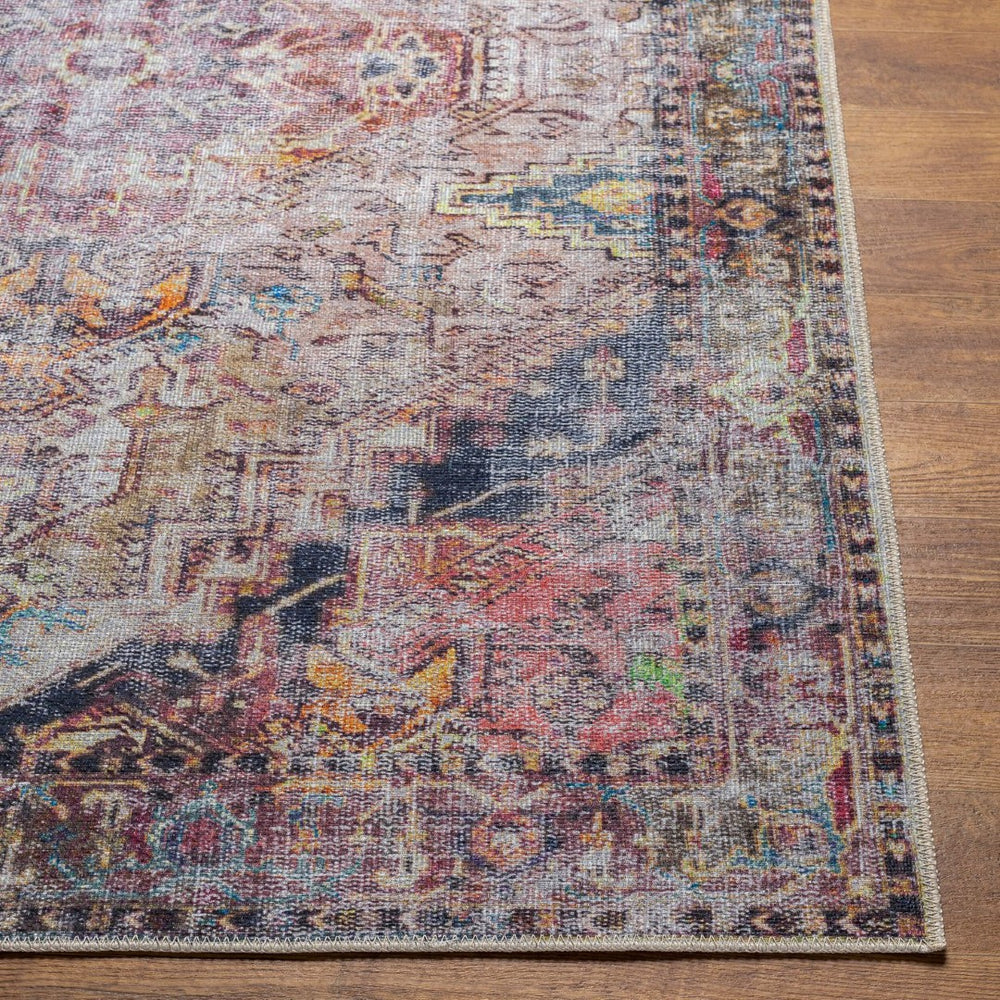 Livabliss Tahmis Medallion Area Rug Chenille Polyester Low Pile for Living and Dining Rooms THI2709-81012
