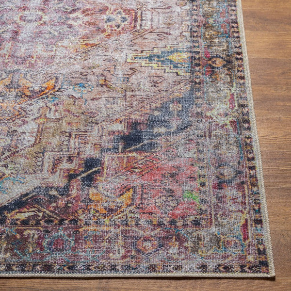 Livabliss Tahmis Medallion Area Rug Chenille Polyester Low Pile for Living and Dining Rooms THI2709-81012