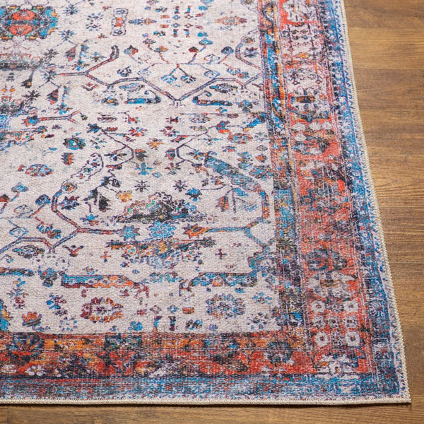 Livabliss Tahmis Flatweave Chenille Accent Rug Turkish Machine Woven for Entryways and Baths Burnt Orange, O 8'10" x 12' THI2713-81012