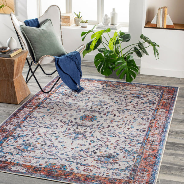 Livabliss Tahmis Flatweave Chenille Accent Rug Turkish Machine Woven for Entryways and Baths Burnt Orange, O 8'10" x 12' THI2713-81012