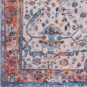 Livabliss Tahmis Flatweave Chenille Accent Rug Turkish Machine Woven for Entryways and Baths Burnt Orange, O 8'10" x 12' THI2713-81012