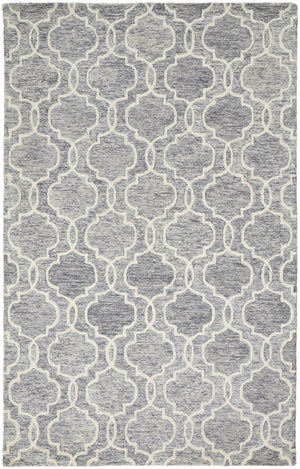 Feizy Rugs Belfort Hand-tufted Wool Rug: Elegant Transitional Designs For Timeless Home Décor Style Blue,Gray,Ivory Wool 8698775fgryivyp00