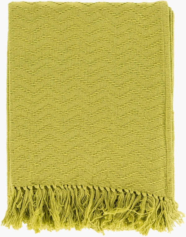 Livabliss Thelma Cotton Woven Throw Blanket with Fringe Edge for Sofa Chair or Bed THM6001-5060