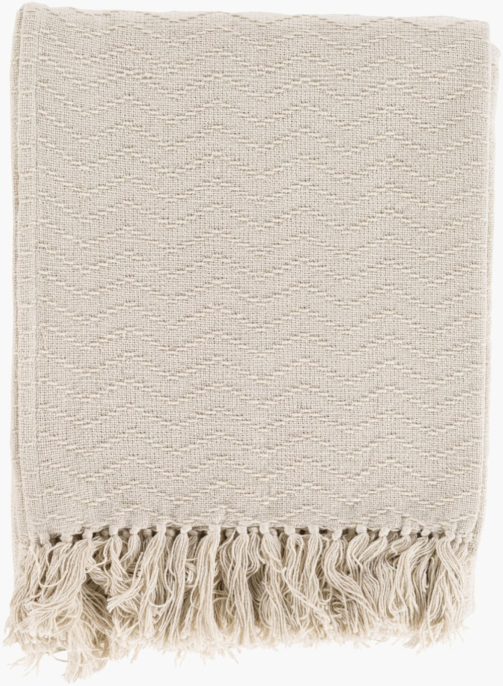 Livabliss Thelma Cotton Woven Throw with Fringe Border for Sofas and Reading Chairs THM6003-5060