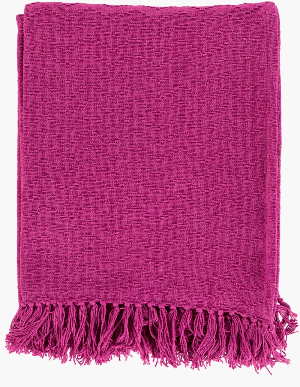 Livabliss Thelma Woven Cotton Throw Blanket with Fringe Edge for Sofa or Bed Casual Accent THM6004-5060