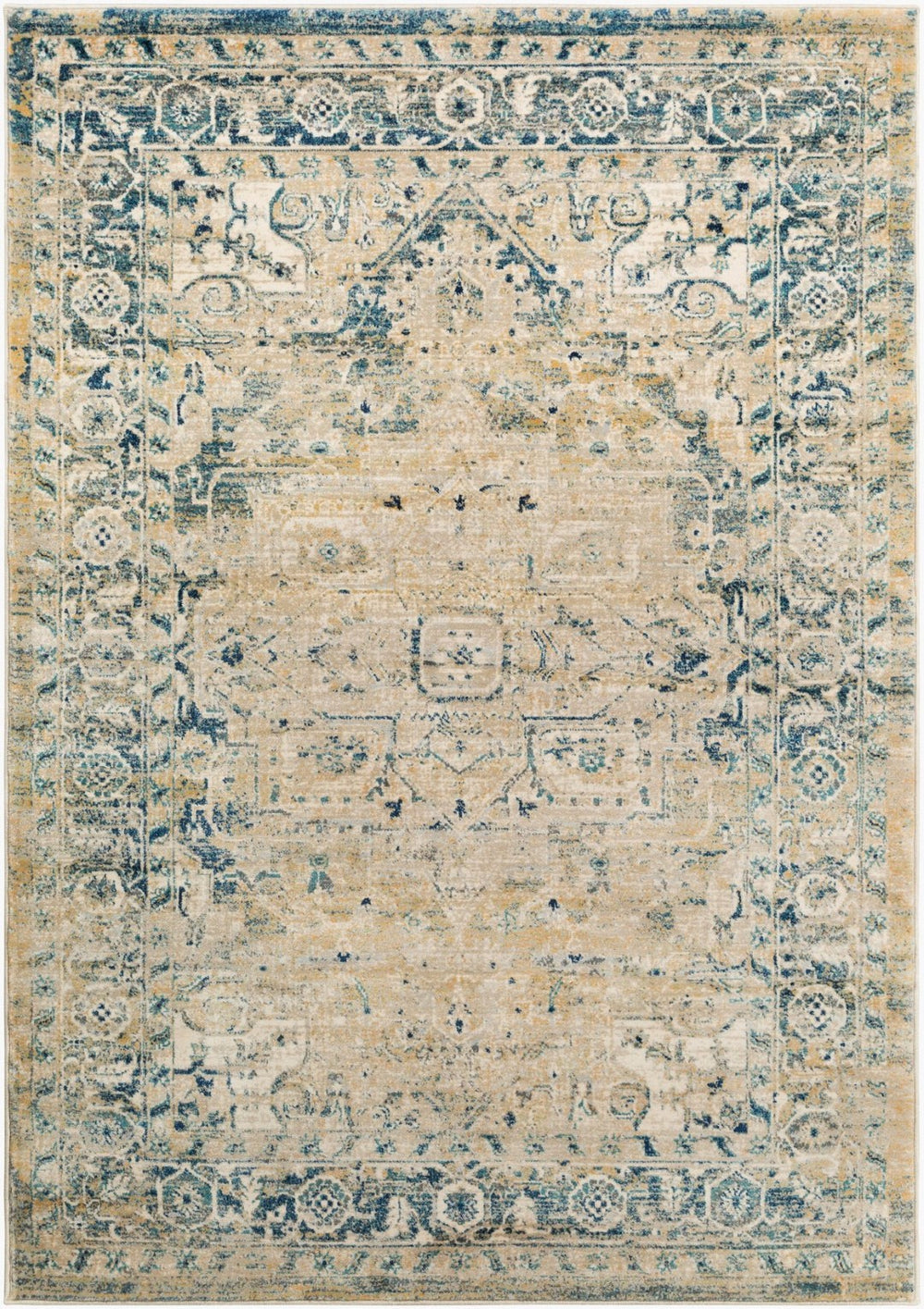 Livabliss Tharunaya Traditional Polypropylene Accent Rug for Entryway Bedside or Bath THN1014-23