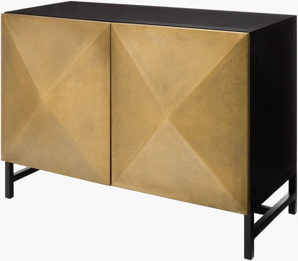 Surya Theano Low Profile Accent Cabinet Minimalist Storage for Entryway or Living Room THNO001-294121