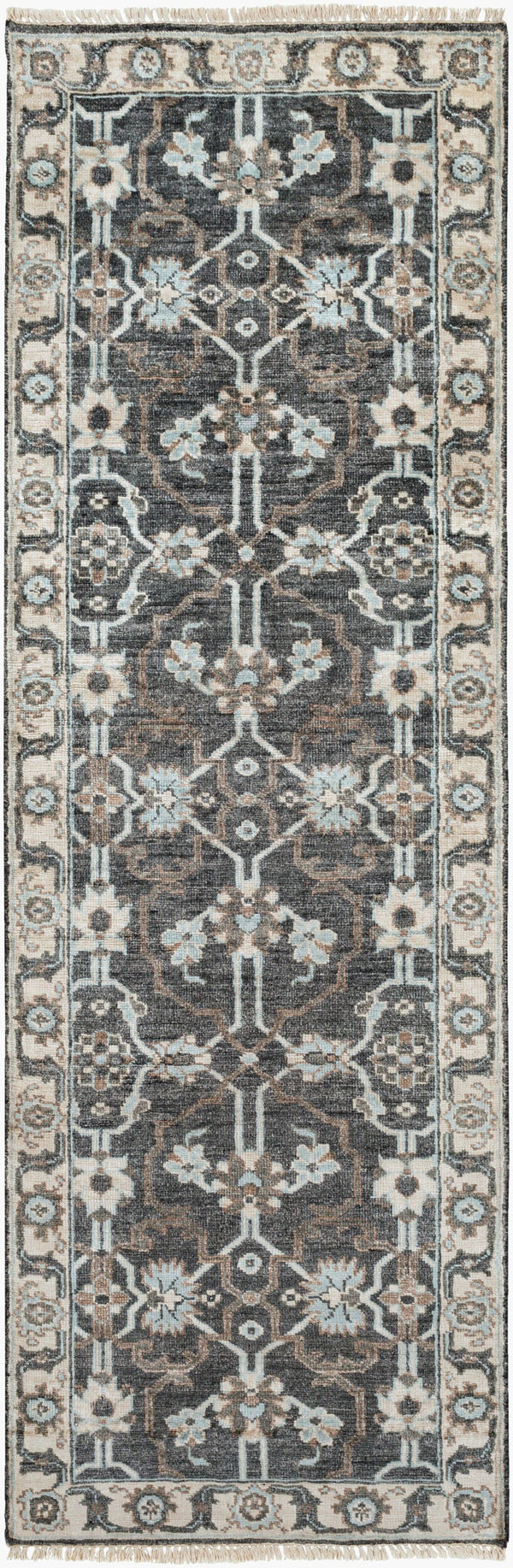 Surya Theodora 10' X 14' Handmade Viscose Rug - Soft, Durable, Stylish Fringe Design For Any Space Black Viscose Tho3000-312