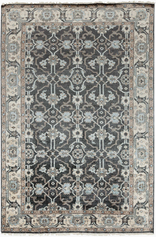 Surya Theodora 10' X 14' Handmade Viscose Rug - Soft, Durable, Stylish Fringe Design For Any Space Black Viscose Tho3000-1215