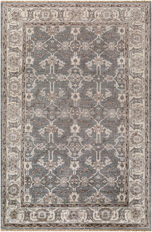Surya Theodora 10' X 14' Handmade Viscose Rug - Soft, Durable, Stylish Fringe Design For Any Space Medium Gray Viscose Tho3001-23