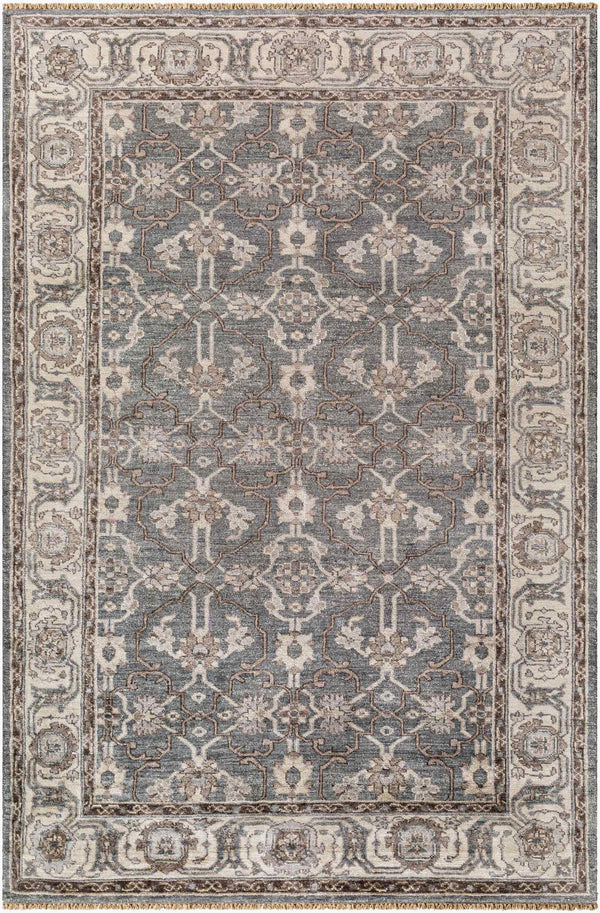 Surya Theodora 10' X 14' Handmade Viscose Rug - Soft, Durable, Stylish Fringe Design For Any Space Medium Gray Viscose Tho3001-23