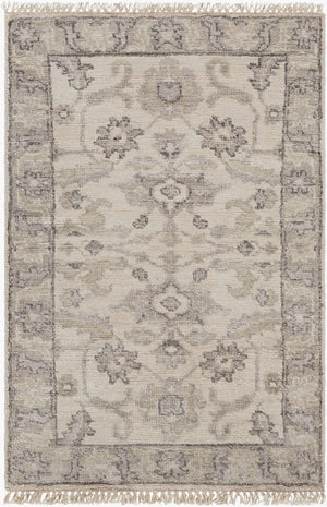 Surya Theodora 10' X 14' Handmade Viscose Rug - Soft, Durable, Stylish Fringe Design For Any Space Gray Viscose Tho3003-23