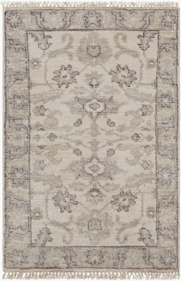 Surya Theodora 10' X 14' Handmade Viscose Rug - Soft, Durable, Stylish Fringe Design For Any Space Gray Viscose Tho3003-23