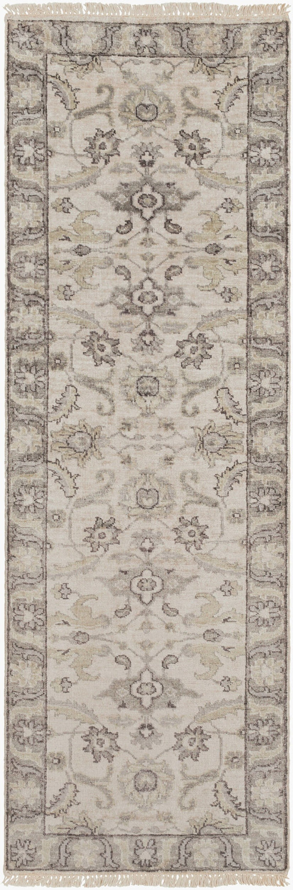 Surya Theodora 10' X 14' Handmade Viscose Rug - Soft, Durable, Stylish Fringe Design For Any Space Gray Viscose Tho3003-312