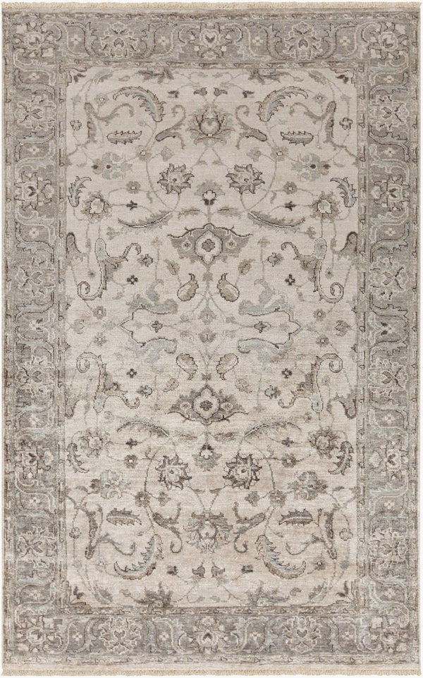 Surya Theodora 10' X 14' Handmade Viscose Rug - Soft, Durable, Stylish Fringe Design For Any Space Gray Viscose Tho3003-46