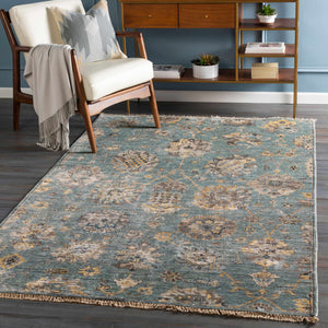 Surya Theodora 10' X 14' Handmade Viscose Rug - Soft, Durable, Stylish Fringe Design For Any Space Wheat Viscose Tho3006-1215