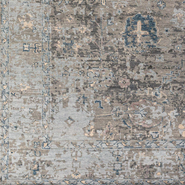 Surya Theodora 10' X 14' Handmade Viscose Rug - Soft, Durable, Stylish Fringe Design For Any Space Medium Gray Viscose Tho3009-46