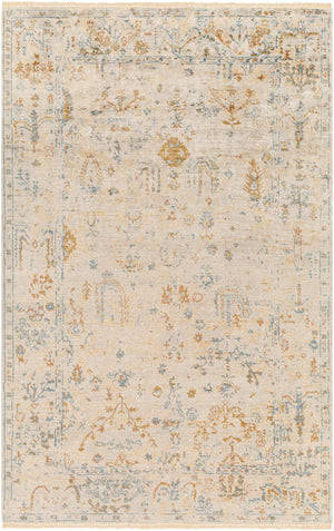 Surya Theodora 10' X 14' Handmade Viscose Rug - Soft, Durable, Stylish Fringe Design For Any Space Mustard Viscose Tho3010-23