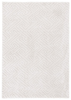 Safavieh Tahoe Shag 652 Power Loomed 60% Polypropylene, Jute 40% Shag Rug Ivory THO652B-9