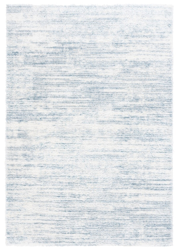 Safavieh Tahoe Shag 653 Power Loomed 60% Polypropylene, Jute 40% Shag Rug Blue / Ivory THO653M-9