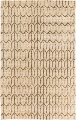 Surya Thompson 2' X 3' Handcrafted Wool Rug – Elegant Hand-knotted Design For Timeless Home Sophistication Beige Wool Thp1000-46
