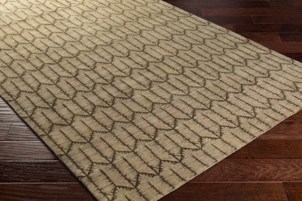 Surya Thompson 2' X 3' Handcrafted Wool Rug – Elegant Hand-knotted Design For Timeless Home Sophistication Beige Wool Thp1000-46