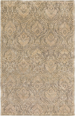 Surya Thompson 2' X 3' Handcrafted Wool Rug – Elegant Hand-knotted Design For Timeless Home Sophistication Tan Wool Thp1001-46