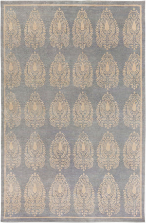 Surya Thompson 2' X 3' Handcrafted Wool Rug – Elegant Hand-knotted Design For Timeless Home Sophistication Gray Wool Thp1002-46
